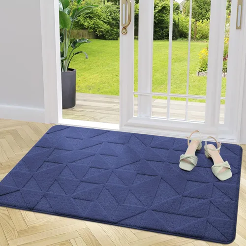 Miniatura 27 de OLANLY Tapetes para Puerta para Interiores, Antideslizantes, Absorbentes, Resistentes a la Suciedad, Tapete de Entrada Lavable, Tapete de Entrada