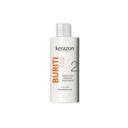 Tratamiento de queratina brasileña Kerazon Buriti Liss, 2 fl oz 2.0 fl oz - Para todo tipo de cabello (paquete de 1)
