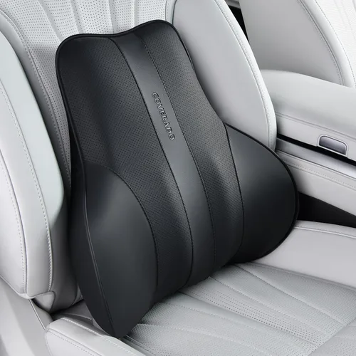 Almohada de Apoyo Lumbar Coverado para Coche, Almohada de Espuma Viscoelástica Ergonómica para Silla de Oficina, Nuevo Cojín de Espalda para Alivio