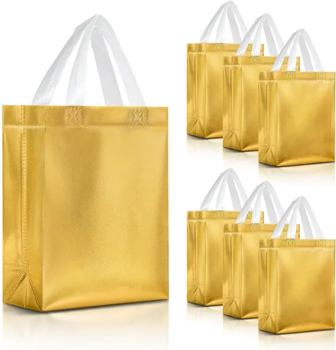 Miniatura 50 de Nush Nush - Bolsas de regalo reutilizables azul aguamarina a granel (azul aguamarina - Tamaño mediano - Juego de 30)