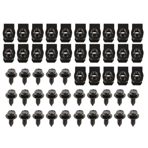 G-PLUS Pernos de guardabarros y tuercas en U 5/16-18 x 7/8" x 3/4" arandela 1/2" cabeza hexagonal 50 piezas