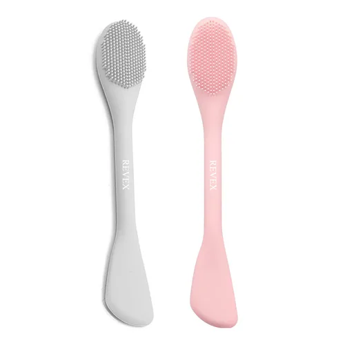 Miniatura 9 de REVEX Aplicador de máscara facial de silicona, limpiador facial, exfoliante de poros, 2 cepillos de limpieza de poros, cepillos de limpieza facial