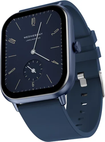 Miniatura 4 de Fire-Boltt Ninja Call Pro Max - Reloj inteligente con pantalla HD de 2.010 in (2.01 pulgadas), llamadas Bluetooth, más de 120 modos deportivos, Azul