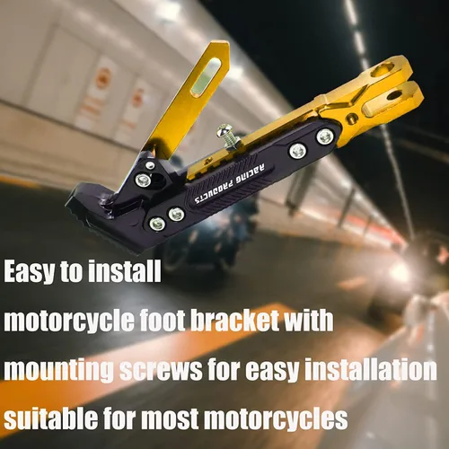 Miniatura 6 de Soporte de patas de motocicleta universal de aleación de aluminio de alta calidad, ajustable, para motocicleta, scooter, soporte de trípode