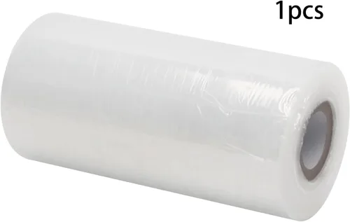 Miniatura 3 de Othmro Películas elásticas preestiradas, 1 rollo de películas elásticas de plástico transparente para mudanza y embalaje, envoltura elástica, 5.91