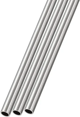 Miniatura 35 de METALLIXITY Tubo de acero inoxidable 304 (0.276 in de diámetro exterior x 0.031 in de alto x 11.811 in de largo) 3 piezas, tubo recto, para muebles