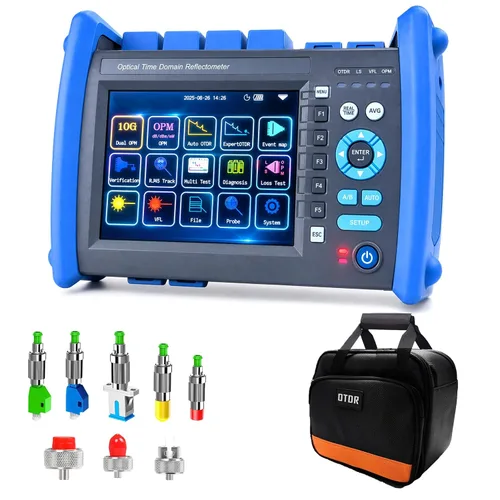 Miniatura 10 de Pruebador de Fibra Óptica OTDR Mini-Pro SM 1310/1550nm con Mapa de Eventos. Probador Multifunción OPM, OLS, RJ45, VFL. Rango de Prueba 10m-60km