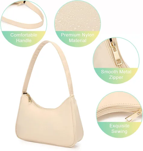 Miniatura 4 de Loiral Bolsos de hombro para mujer, lindo bolso de mano pequeño tipo hobo