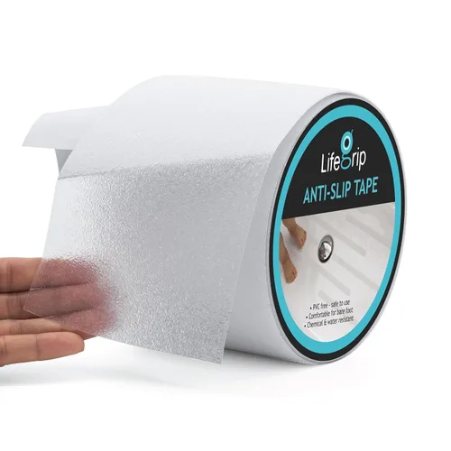Miniatura 8 de LifeGrip - Cinta antideslizante transparente, de 1 pulgada por 17 pies, cinta de agarre de tracción antideslizante para bañeras, barcos, escaleras