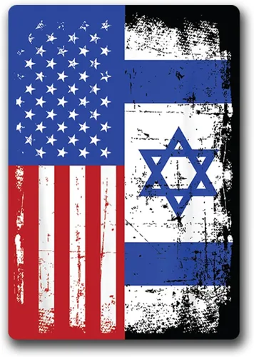 Adhesivos de vinilo para defensores y aliados (Estados Unidos e Israel)