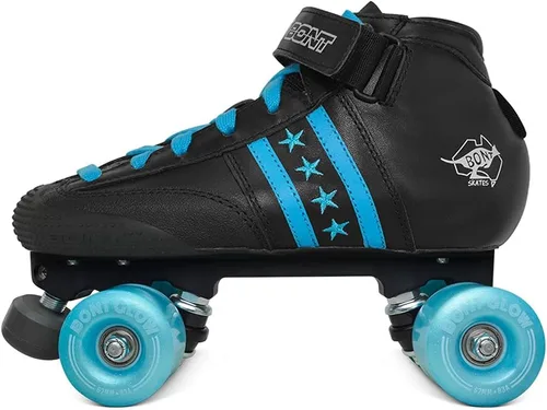 Miniatura 2 de Bont Patines de ruedas para niños con ruedas LED luminosas para interiores y exteriores, 100% piel, juveniles, niños, niñas, niños