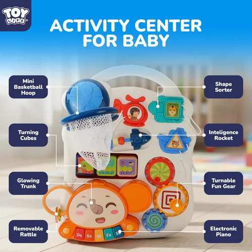 Miniatura 5 de TOY Life 3 en 1 Andador de bebé con centro de actividades, andador de sentarse a pararse para bebés de 6 a 12 meses, juguetes de caminar para bebés