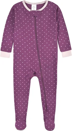 Miniatura 3 de Gerber - Paquete de 2 pijamas para niña, con cobertura hasta los pies