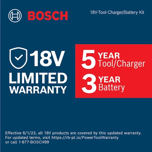 Miniatura 13 de Bosch GSB18V-490B12 18V EC Kit de taladro/destornillador de martillo sin escobillas de 1/2 pulgada con (1) batería de alimentación estándar de 2 Ah