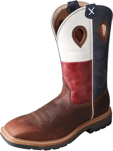 Miniatura 6 de TWISTED X Botas de trabajo occidentales con punta de aleación de 12 pulgadas para hombre con CellStretch
