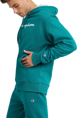 Miniatura 3 de Champion Men's Powerblend Fleece Hoodie, Script