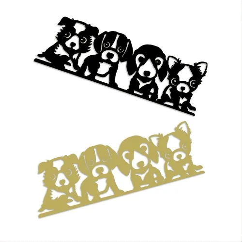 Miniatura 7 de Troqueles con patrón de cachorros para hacer tarjetas, troqueles de corte de celebración, molde de troquelado de metal, troqueles para álbumes