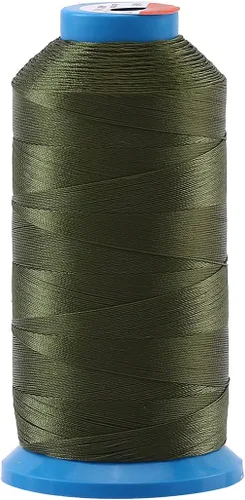 Miniatura 23 de Selric [1500 yardas/recubierto/sin desenredo/22 colores disponibles] Hilos de nailon prensado resistentes #69 T70 tamaño 210D/3 para tapicería