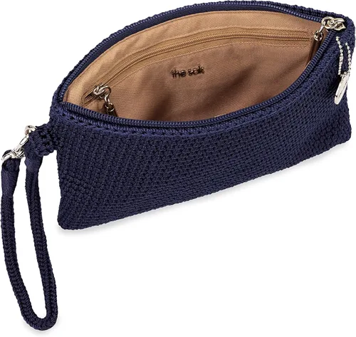 Miniatura 3 de The Sak Vita - Correa de muñeca en ganchillo, correa de muñeca individual y bolsillos para tarjetas