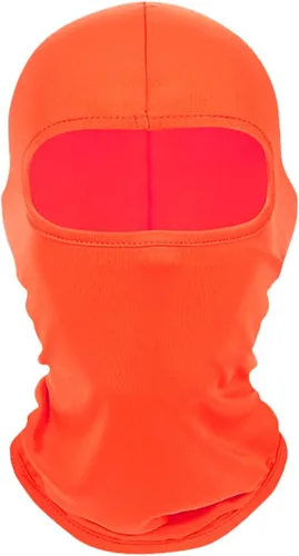 Miniatura 7 de Kewucn Pasamontañas de esquí de cara completa, protección contra los rayos UV y el viento, máscara facial para clima caluroso de verano, Negro