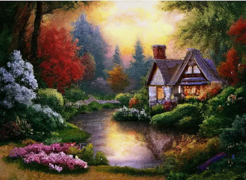 Miniatura 7 de Kaliosy Kits de pintura de diamantes 5D para adultos de ciudad por números, pintura con diamantes, paisaje artístico, taladro completo, decoración
