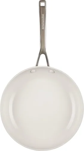 Miniatura 9 de KitchenAid Juego de ollas y sartenes antiadherentes de inducción de cerámica anodizada dura con cacerolas, sartenes, olla y tapas, apto para Agave