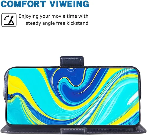 Miniatura 4 de Compatible con Xiaomi Redmi Note 9 Pro/Note 9s/Note9 Pro Max/Poco M2 Pro Wallet Case Funda de cuero Flip Cover Titular de la tarjeta Fundas