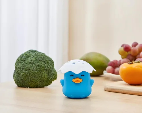 Miniatura 4 de Duck Refrigerator - Soporte desodorante de bicarbonato de sodio, absorbente de olores y eliminador (azul)
