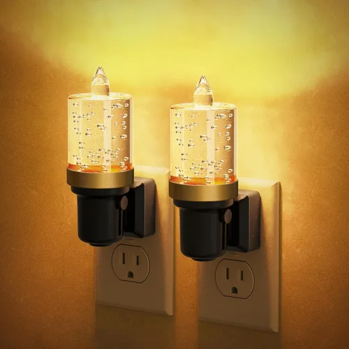 Miniatura 9 de JandCase Luz de Noche LED, Luces Nocturnas Regulables Enchufables en la Pared, Luz Nocturna Moderna con Sensor de Luz Automático de Encender/Apagar