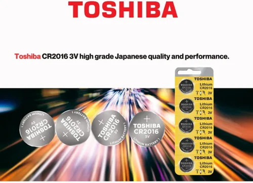 Miniatura 4 de Toshiba Batería CR2016 3V Litio Moneda Celda (500 Baterías)