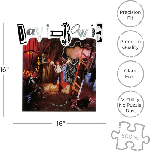 Miniatura 2 de RockSaws - Bowie, David Never Let Me Down (rompecabezas de 500 piezas)