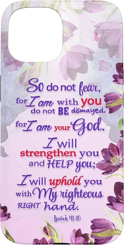 Miniatura 6 de So Do Not Fear for I 'm with You Isaías 41:10 - Funda cristiana para iPhone 17