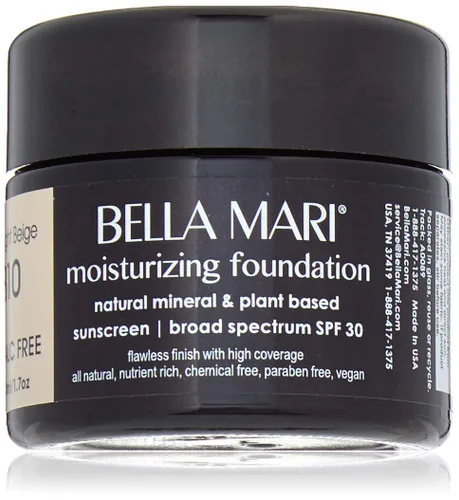 Miniatura 24 de Bella Mari - Base hidratante natural, color beige claro (B10); plástico sin PBA de 2