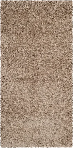 SAFAVIEH Accent Rug 2'x3' - Milan Shag Collection - Modern Design, Dark Beige, Ultra Plush Thick Pile, Ideal for Bedroom, Nursery, Living Room