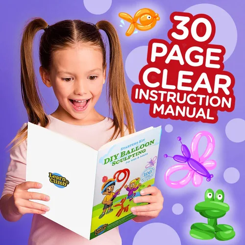 Miniatura 5 de Kit de animales de globo para principiantes - Torsión y modelado, más de 30 esculturas