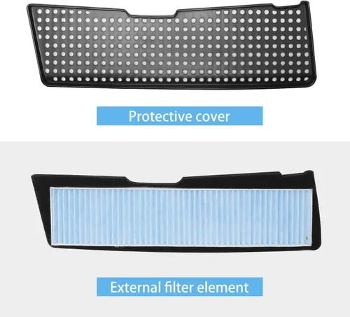 Miniatura 3 de Paquete de 2 accesorios de admisión de filtro de aire Tesla Model 3, repuesto para Tesla Model 3 2026 2025 2024 2023 2022 2021 cubierta