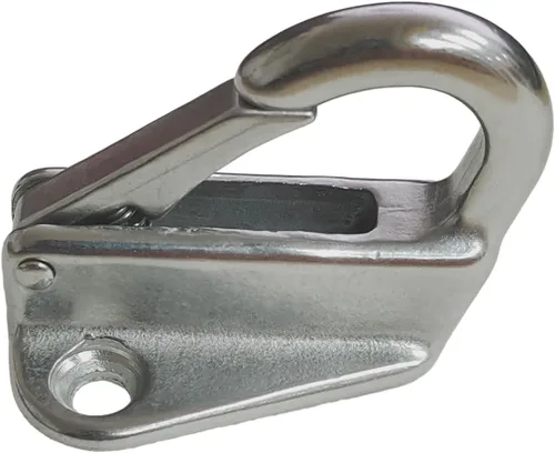 Miniatura 4 de soujkooy 4 piezas de colgador de guardabarros fuerte 316 de acero inoxidable de seguridad gancho pesado guardabarros gancho de resorte gancho