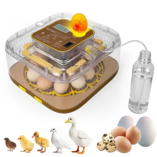 Miniatura 13 de Gen III - Incubadora automática de 24 huevos, humedad adaptativa basada en etapas con recarga automática, control de temperatura estable, espaciado
