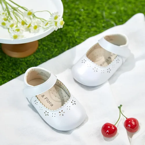 Miniatura 202 de Felix & Flora Zapatos de bebé de suela suave - Zapatos de bebé para caminar, mocasines, suela de goma, zapatos de cuna