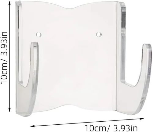 Miniatura 2 de DOITOOL Soporte de pared para guitarra horizontal, acrílico transparente acústica/clásica/eléctrica, soporte para ukelele banjo, exhibición