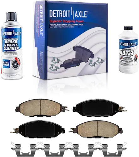 Miniatura 150 de Detroit Axle - Pastillas de freno traseras para Kia Sportage 2017-2022, Hyundai Tucson 2016-2021, pastillas de freno de cerámica 2018 2019 2020