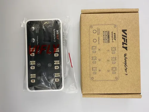 Miniatura 7 de VIFLY WhoopStor V3 6 Ports 1S LiPo Battery Storage Charger and Discharger with LCD Display Tiny Whoop Charger with PH2.0 and BT2.0 Connectors Blanco