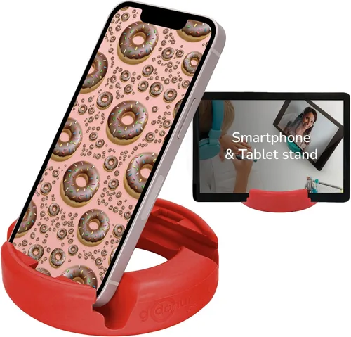 Miniatura 8 de GoDonut Soporte para teléfono original - Soporte para teléfono celular + organizador de escritorio para iPad - Compatible con tableta, iPhone