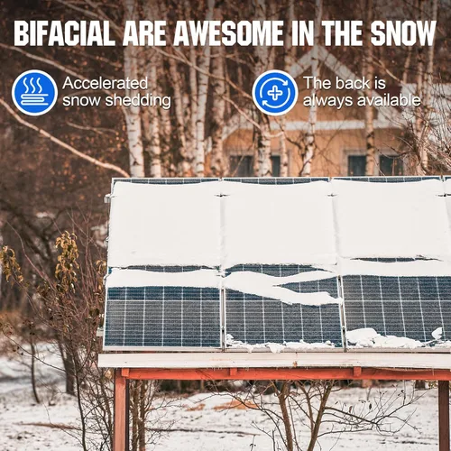 Miniatura 4 de ECO-WORTHY Bifacial - Cargador de energía para módulo fotovoltaico rígido monocristalino de alta eficiencia de 100 vatios y 12 voltios