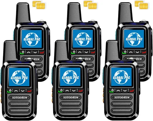 Miniatura 14 de Walkie Talkies gratuitos de por vida global Rango ilimitado 4G LTE PoC (Push-to-Talk Over Cellular) Radios nacionales PTT bidireccionales de larga