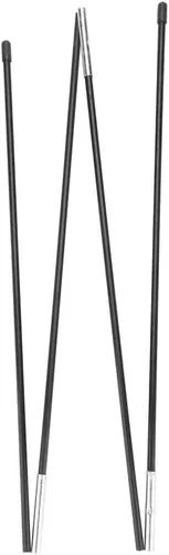 Postes de repuesto para tienda, postes de tienda de campaña para lona, accesorios de tienda, fibra de vidrio ajustable ligera con diseño de cabeza