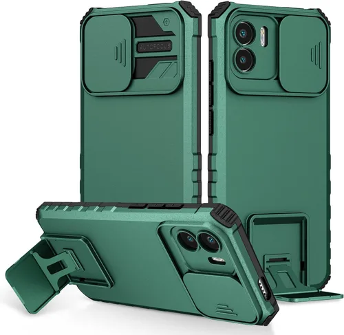Miniatura 42 de Funda compatible con Xiaomi Redmi Note 12 Pro 4G Dimensional Soporte Ventana Deslizante Teléfono Móvil Funda Protectora a Prueba de Golpes Funda