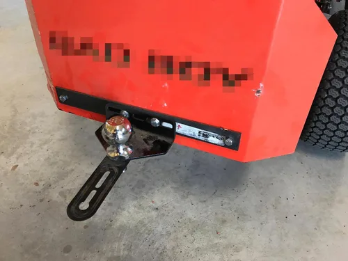 Miniatura 5 de Eapele Enganche de remolque de cortacésped de giro cero, ajuste universal para la mayoría de ZTR, orificio de pasador de 3/4 pulgadas