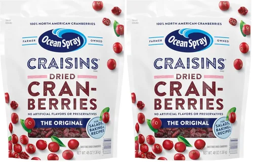Miniatura 19 de Ocean Spray, Craisins - Arándanos secos, original, bolsa resellable de 12 onzas