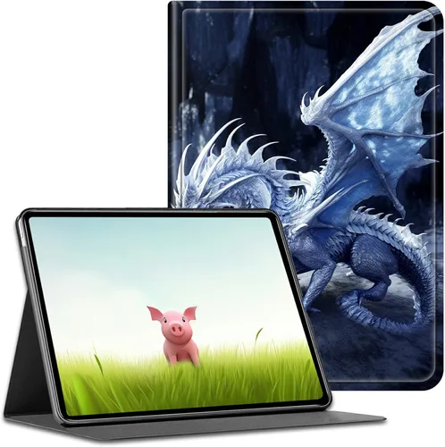 Miniatura 26 de Funda para iPad de 10.ª generación 2022, iPad de 10.9 pulgadas, iPad (A16) de 11ª generación de 11 pulgadas (2025), funda delgada de piel sintética